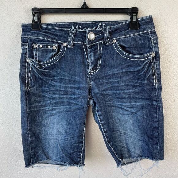 Miss Chic Denim Cut Offs Size 3 EUC - Picture 1 of 8